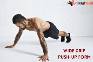 Wide Grip Push Up termasuk kedalam
buatlah gerakan teknik untuk melatih otot lengan push up