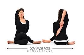 Cow Face Pose merupakan pose peregangan bahu